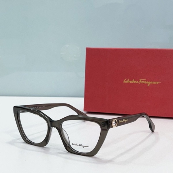 Ferragamo Plain Glass Spectacles(High Quality)-028