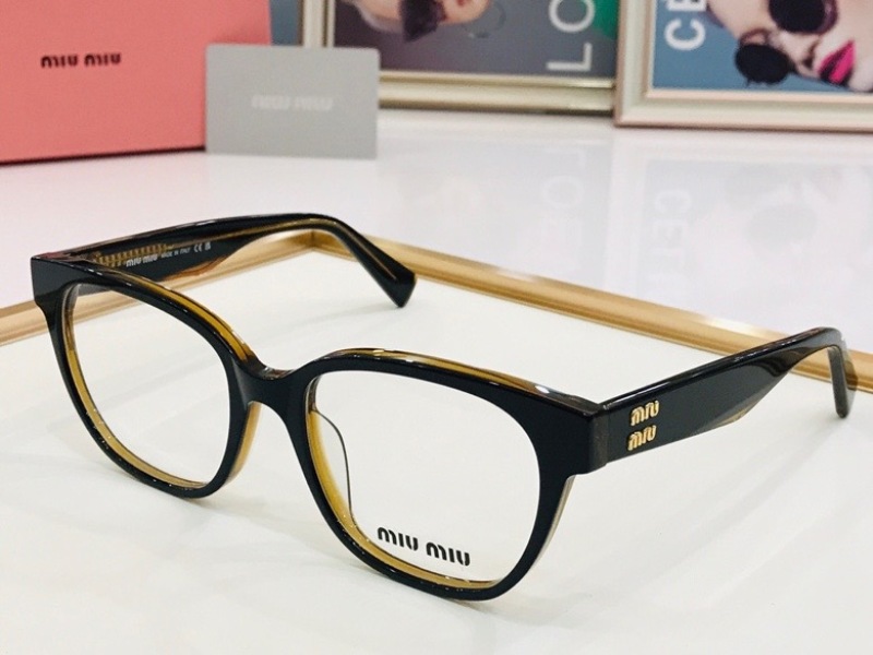 MiuMiu Plain Glass Spectacles(High Quality)-065