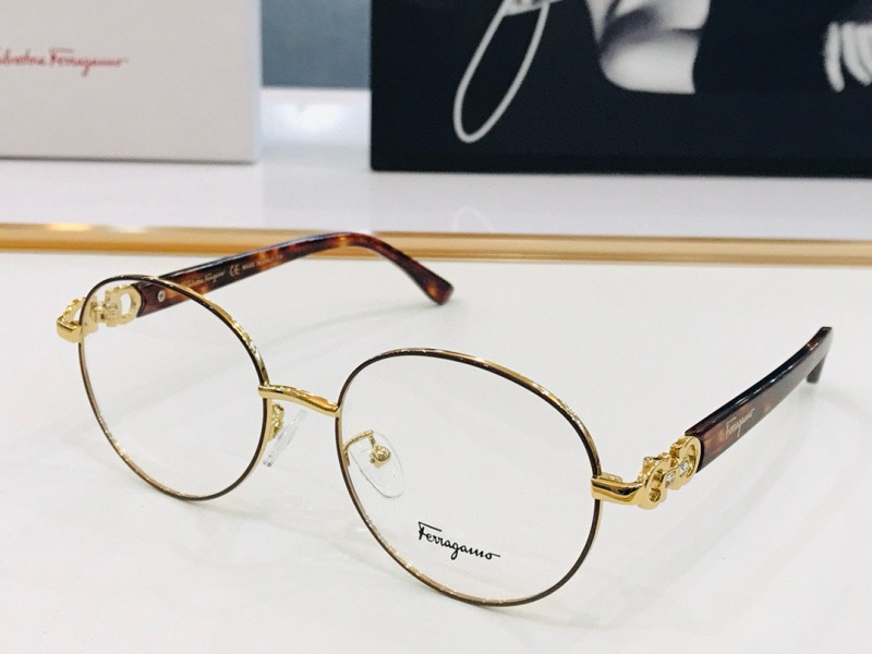 Ferragamo Plain Glass Spectacles(High Quality)-048