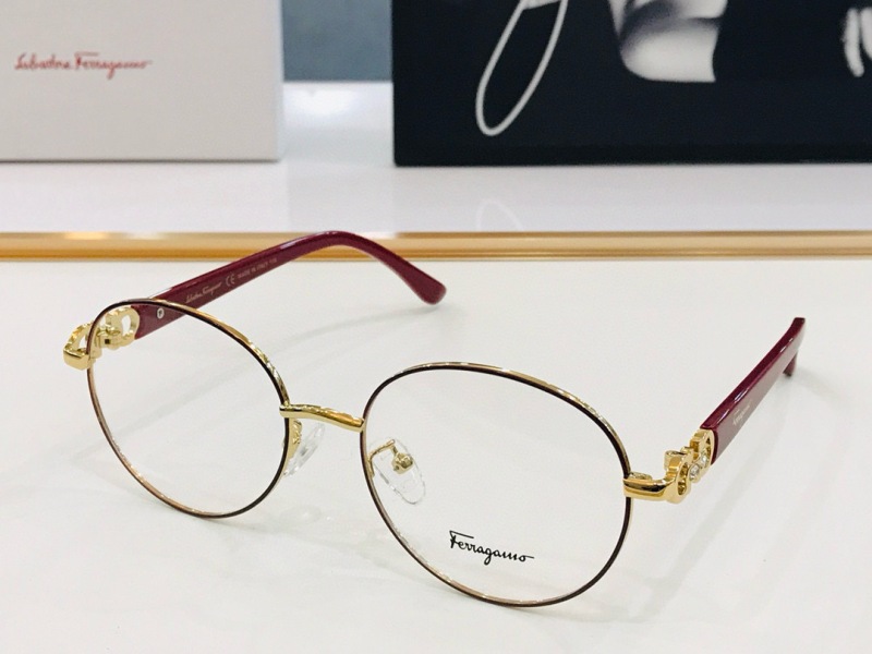 Ferragamo Plain Glass Spectacles(High Quality)-046