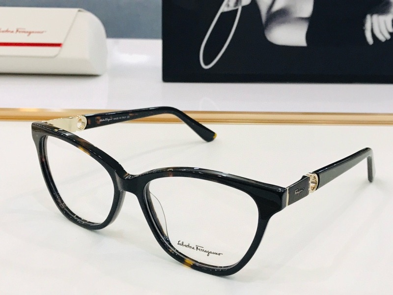 Ferragamo Plain Glass Spectacles(High Quality)-022
