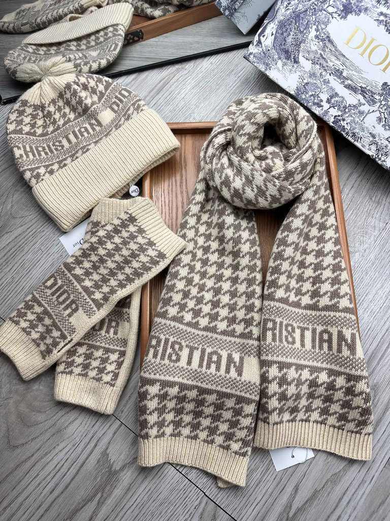 Dior Beanies&Scarf&Gloves-004