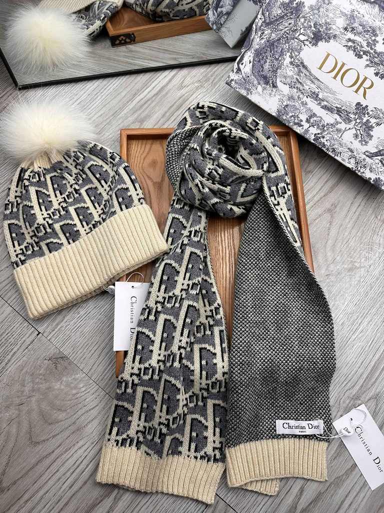 Dior Beanies&Scarf-001
