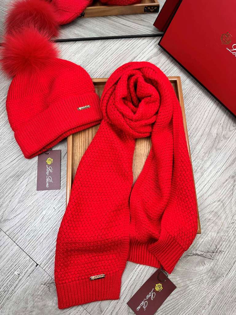 Loro Piana Beanies&Scarf-001