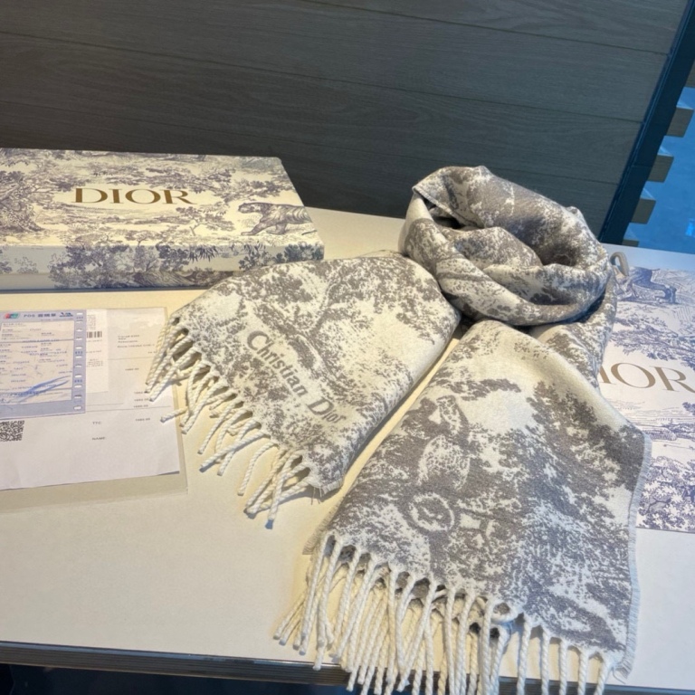 Dior Cashmere&Wool Scarf-016