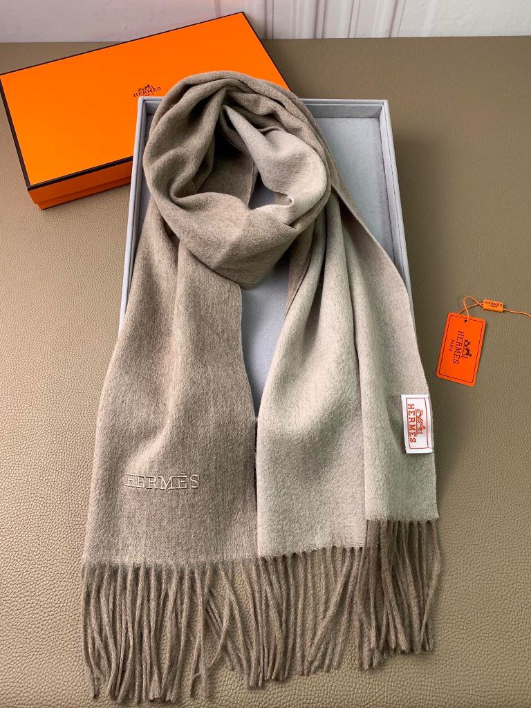 Hermes Cashmere&Wool Scarf-177