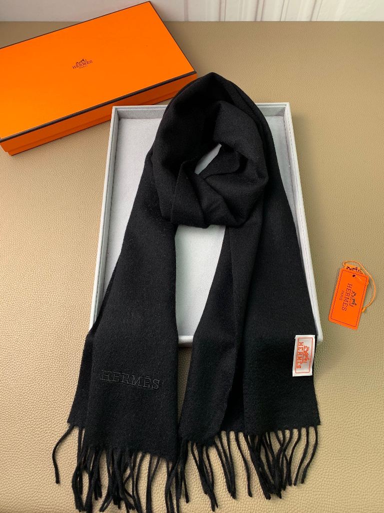 Hermes Cashmere&Wool Scarf-174