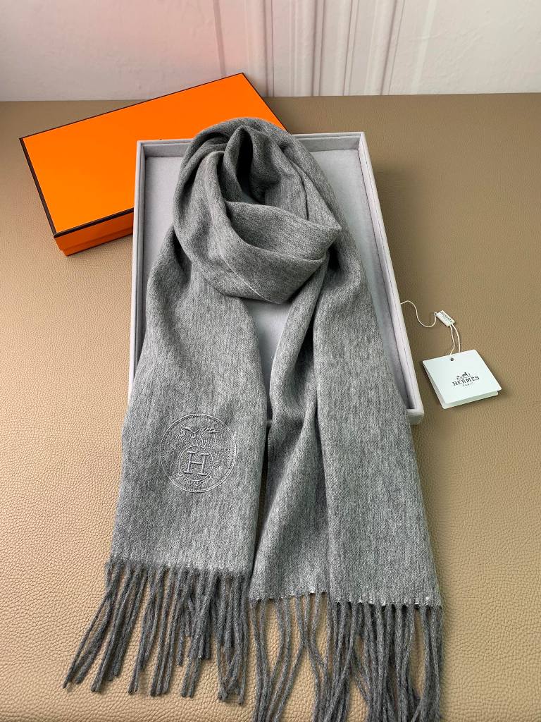 Hermes Cashmere&Wool Scarf-172