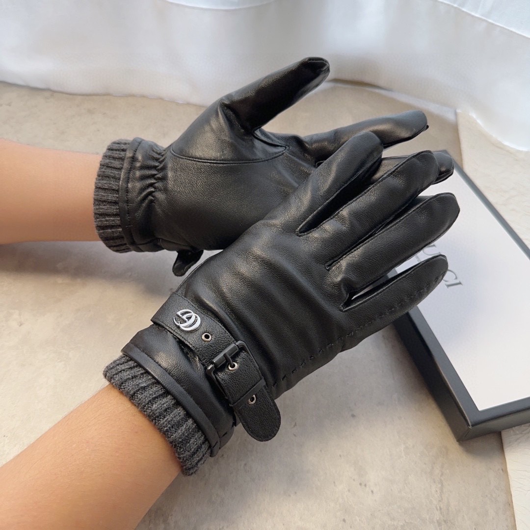 Men Gucci Gloves(AAA)-003