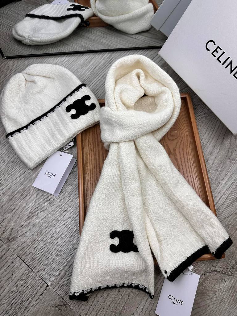 Celine Beanies&Scarf-001