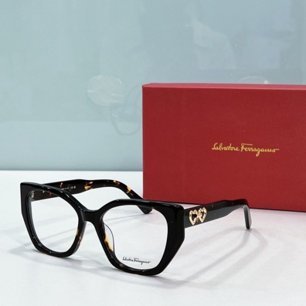 Ferragamo Plain Glass Spectacles(High Quality)-045