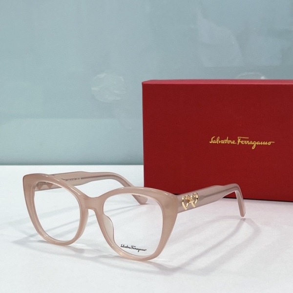 Ferragamo Plain Glass Spectacles(High Quality)-021