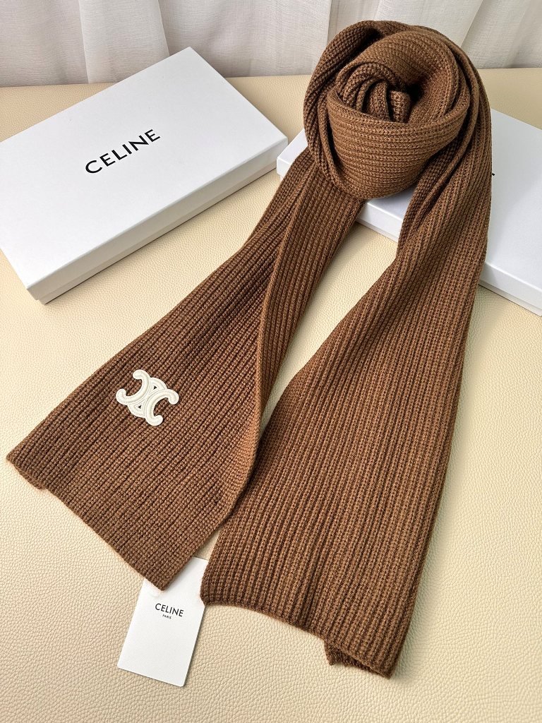 Celine Wool Scarf-012