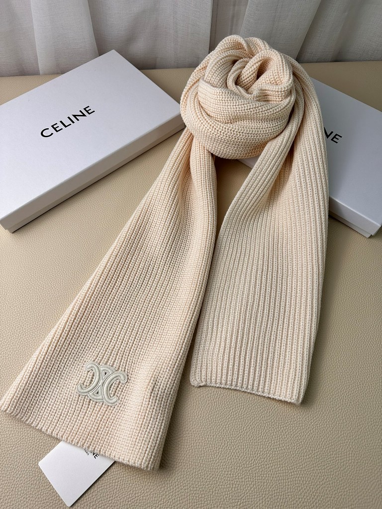 Celine Wool Scarf-008