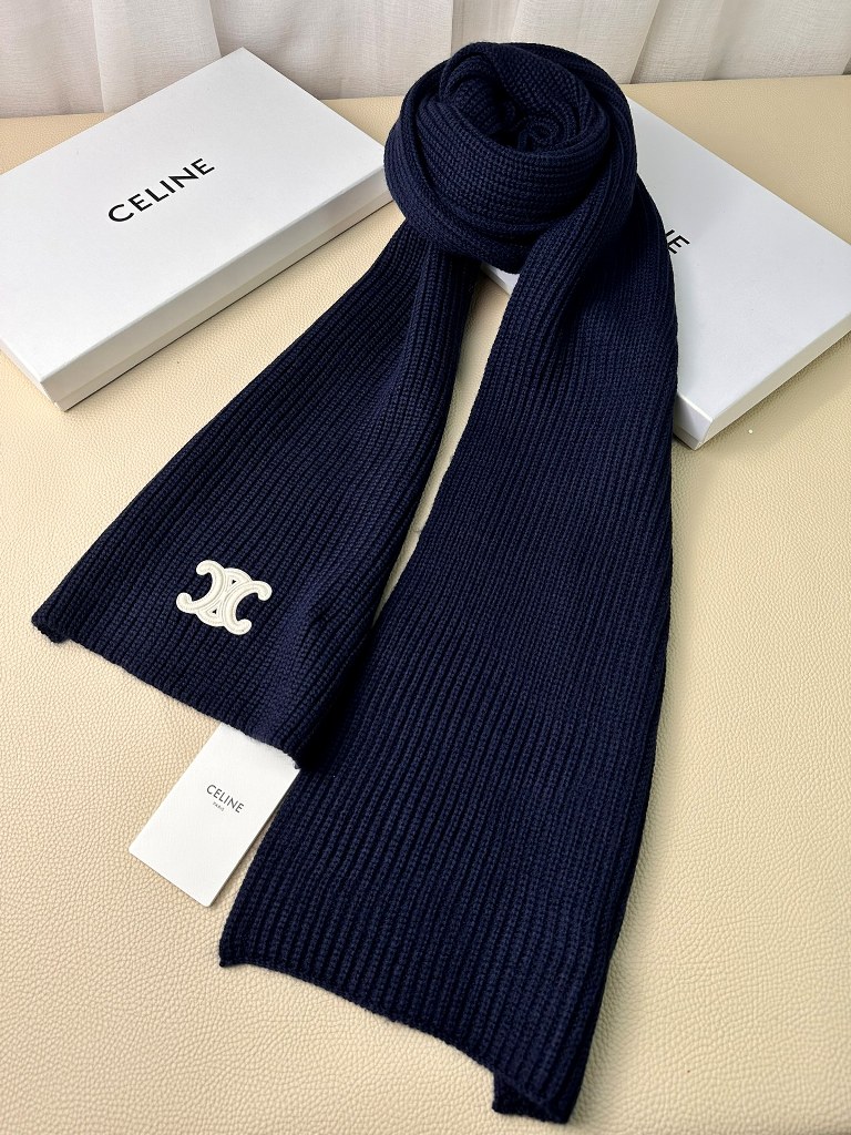 Celine Wool Scarf-007