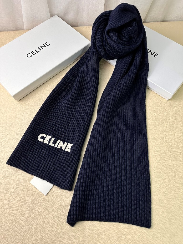 Celine Wool Scarf-006