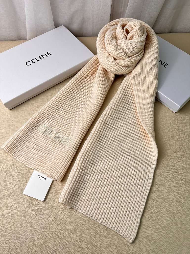 Celine Wool Scarf-005