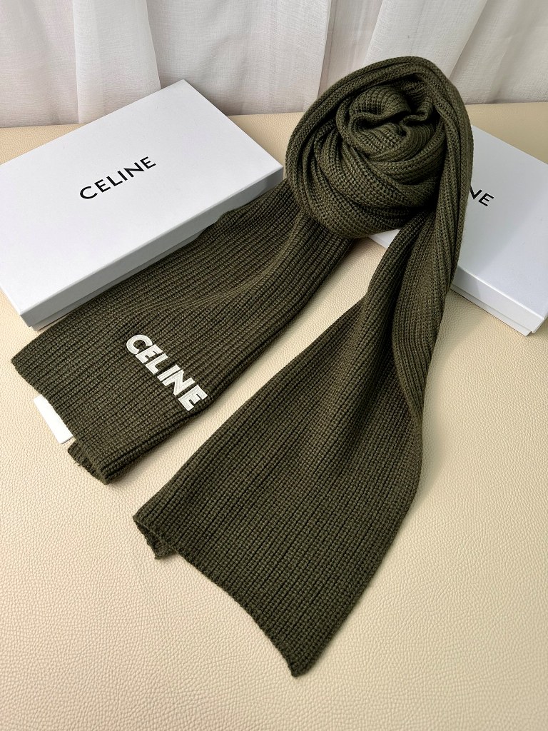 Celine Wool Scarf-001