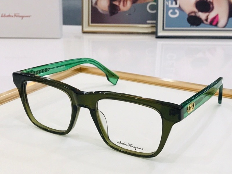 Ferragamo Plain Glass Spectacles(High Quality)-035