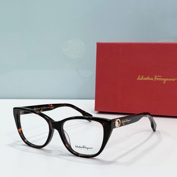Ferragamo Plain Glass Spectacles(High Quality)-041