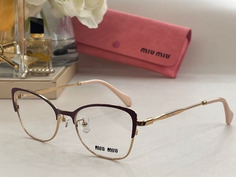 MiuMiu Plain Glass Spectacles(High Quality)-084