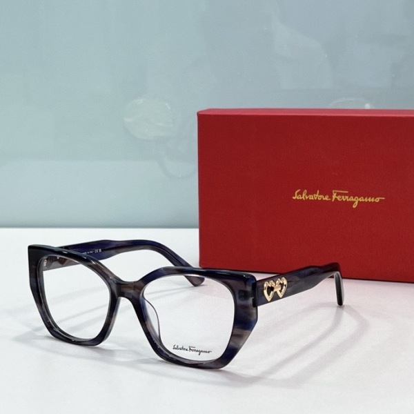 Ferragamo Plain Glass Spectacles(High Quality)-034