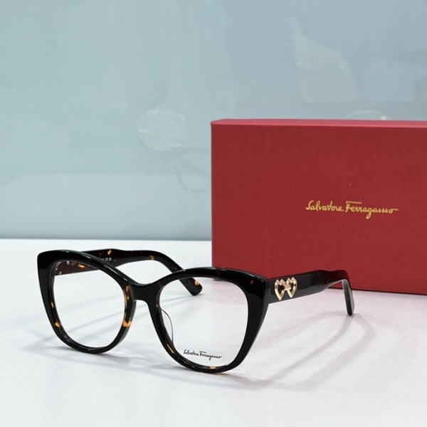 Ferragamo Plain Glass Spectacles(High Quality)-040