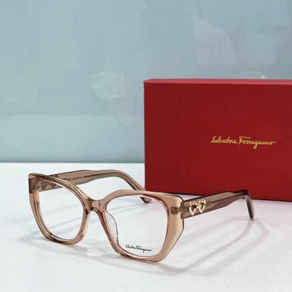 Ferragamo Plain Glass Spectacles(High Quality)-033