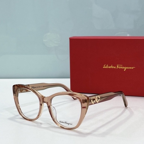 Ferragamo Plain Glass Spectacles(High Quality)-024