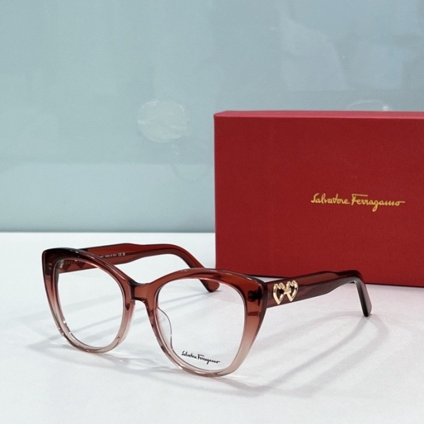 Ferragamo Plain Glass Spectacles(High Quality)-039