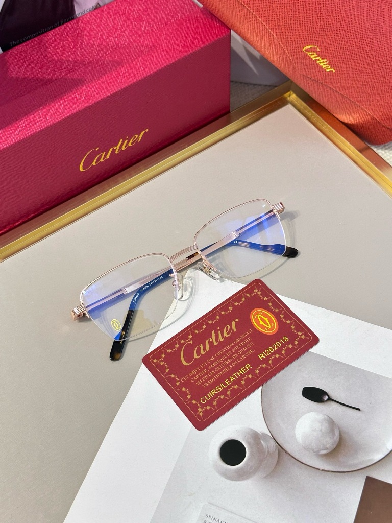 Cartier Plain Glass Spectacles(High Quality)-906