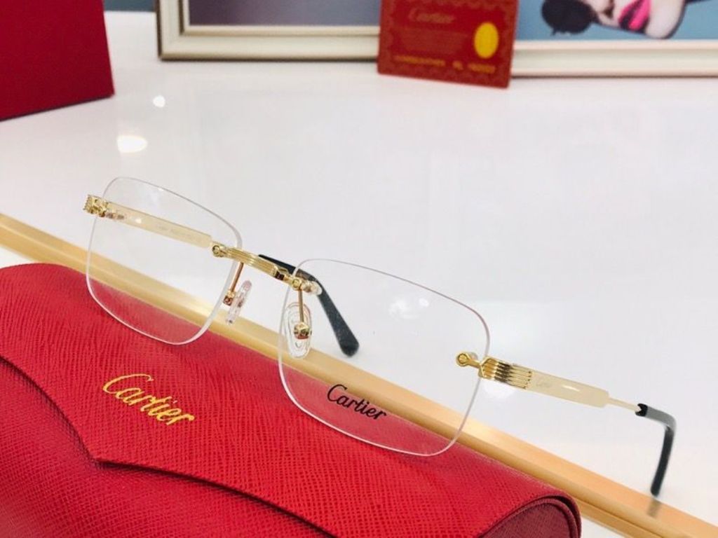Cartier Plain Glass Spectacles(High Quality)-902