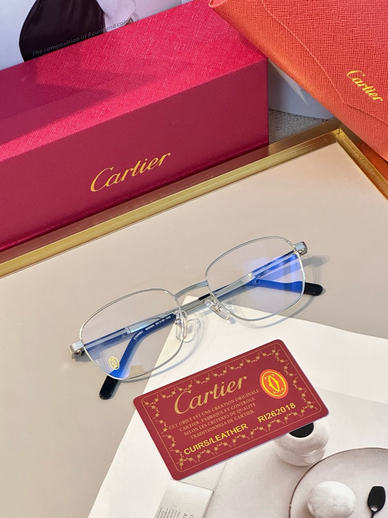 Cartier Plain Glass Spectacles(High Quality)-1072