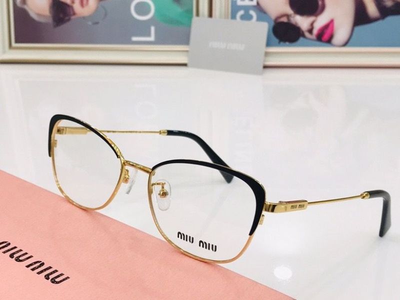 MiuMiu Plain Glass Spectacles(High Quality)-058
