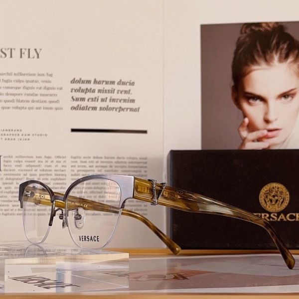 Versace Plain Glass Spectacles(High Quality)-332