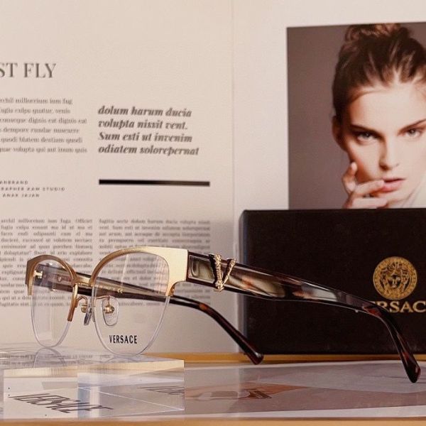 Versace Plain Glass Spectacles(High Quality)-252