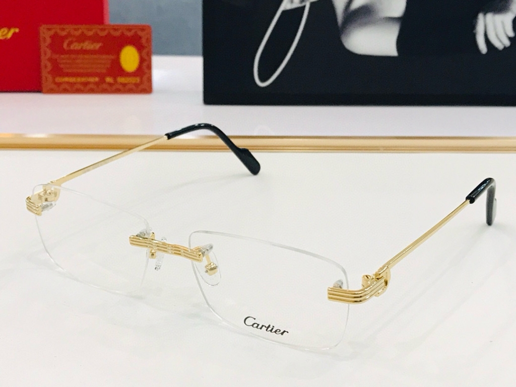 Cartier Plain Glass Spectacles(High Quality)-1049