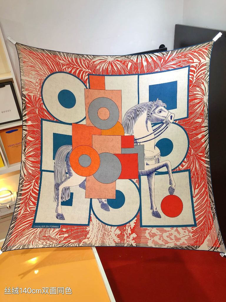 Hermes Cashmere&Silk Scarf-149