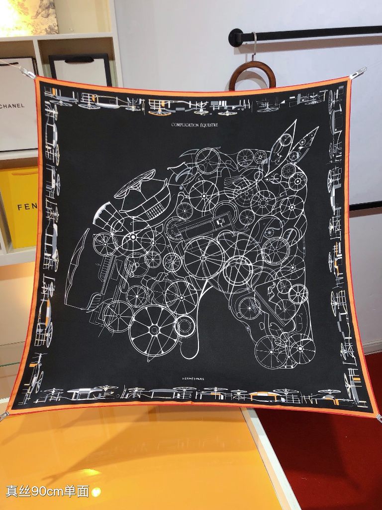 Hermes Silk Scarf-049