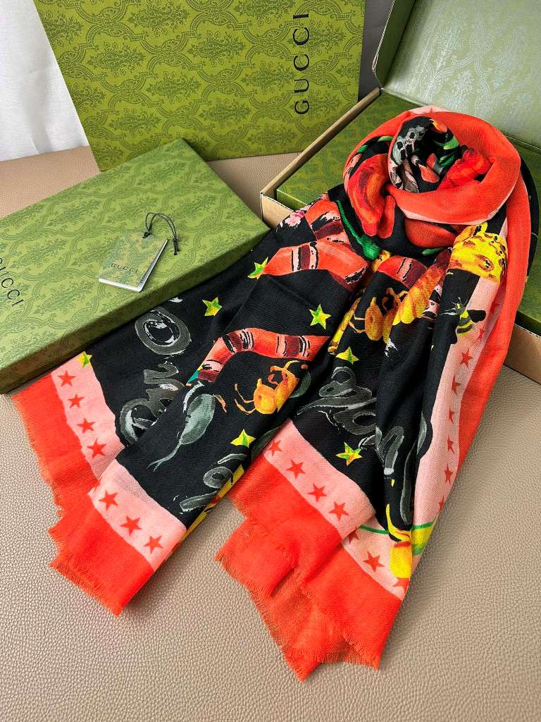 Gucci Cashmere Scarf-029