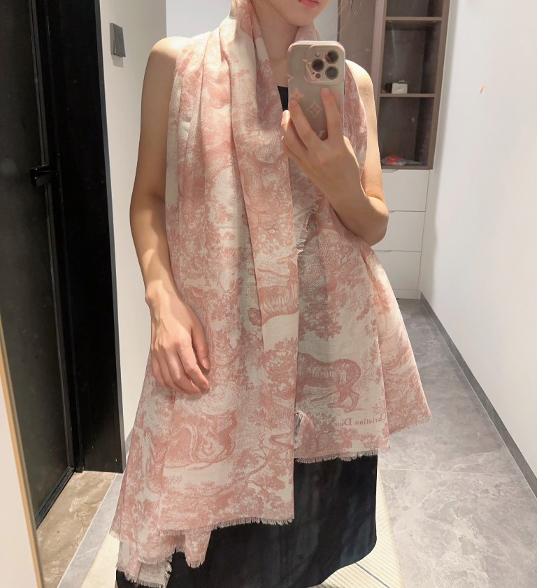 Dior Cashmere&Silk Scarf-069