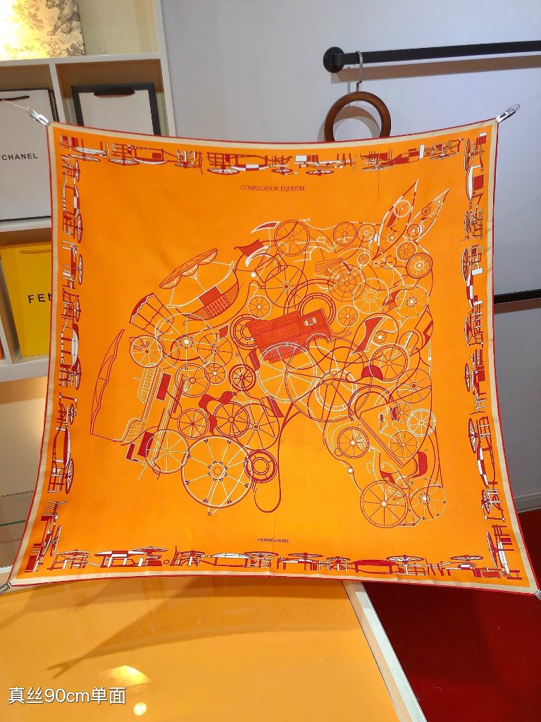Hermes Silk Scarf-048