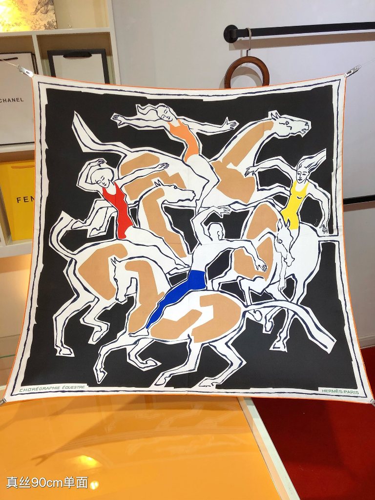 Hermes Silk Scarf-047