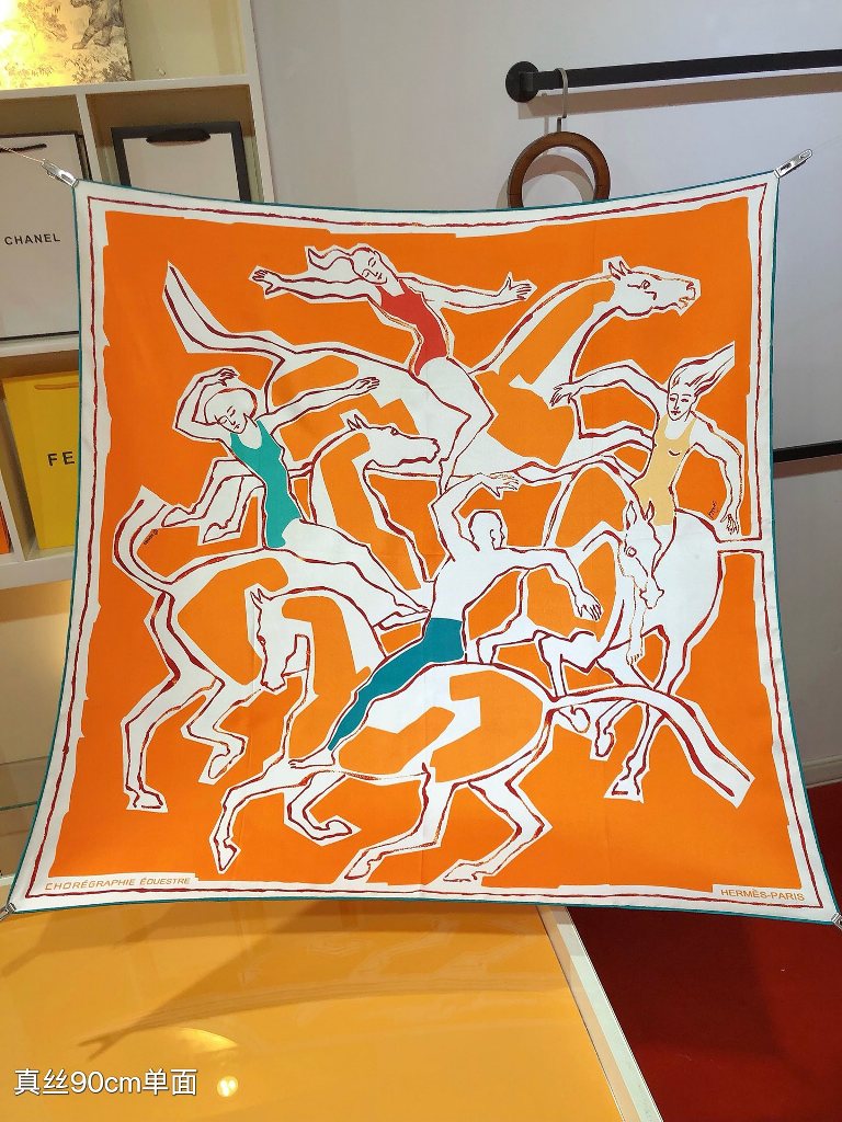 Hermes Silk Scarf-045