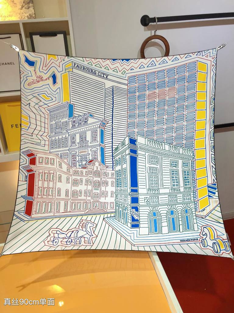 Hermes Silk Scarf-044