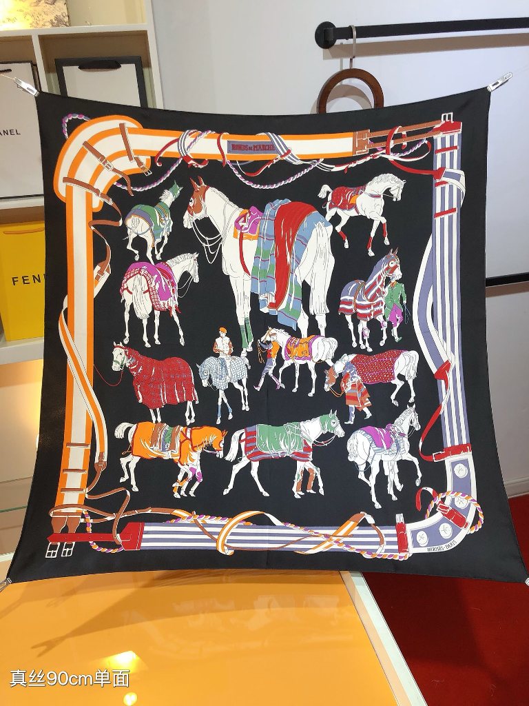 Hermes Silk Scarf-039