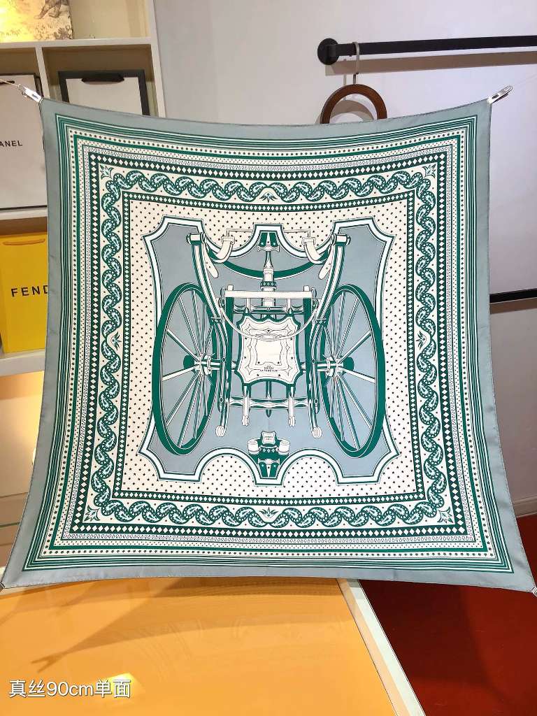 Hermes Silk Scarf-038