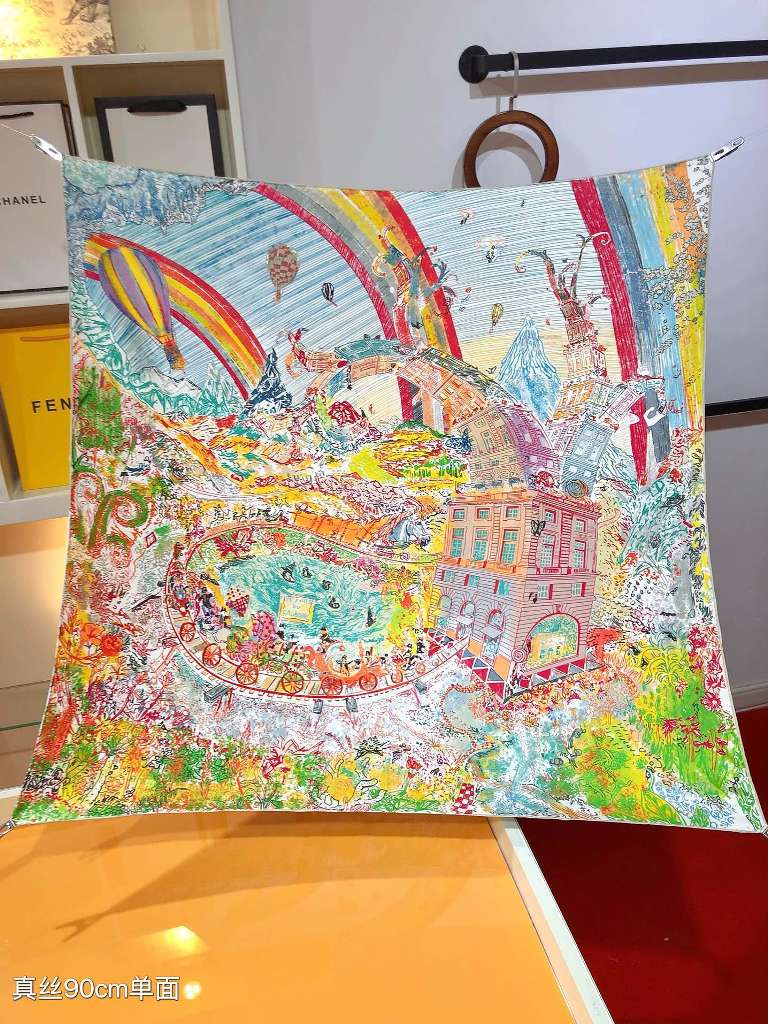 Hermes Silk Scarf-032