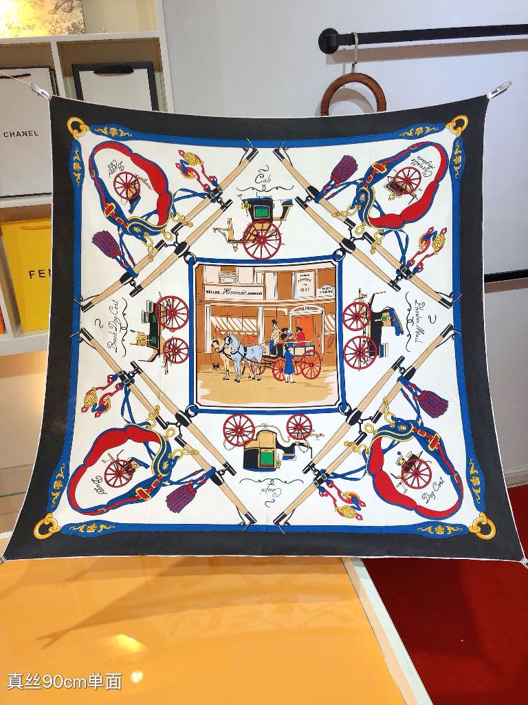 Hermes Silk Scarf-031