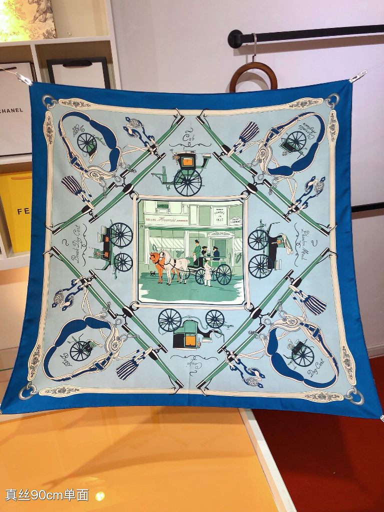 Hermes Silk Scarf-028